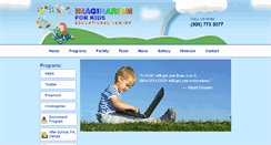 Desktop Screenshot of imaginariumforkids.com